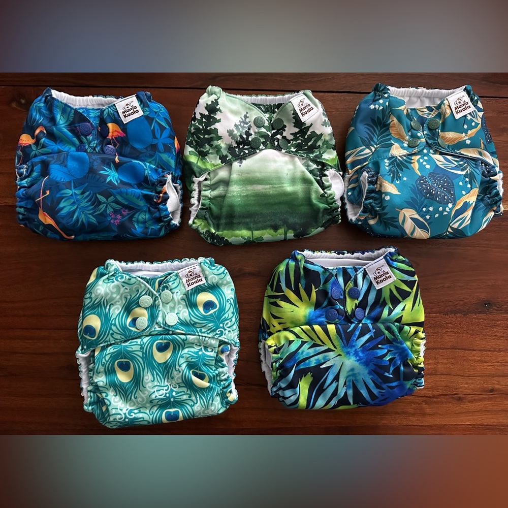 Colorful Baby Cloth Diapers Set